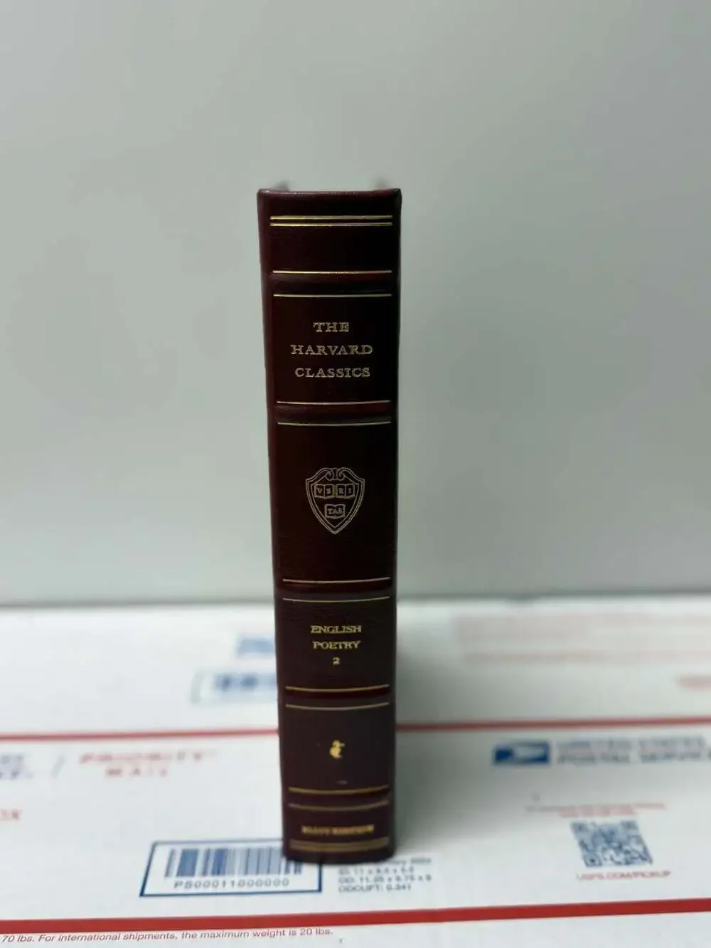 Easton Press Harvard Classics English Poetry Volume 2 Leather Bound Millennium E